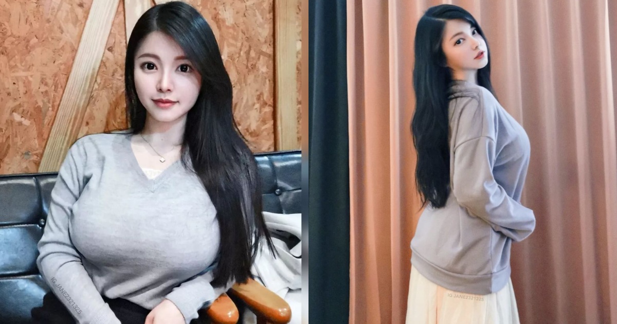 汽修廠千金「Jane Chen」天使臉蛋魔鬼身材！包緊緊也藏不住凹凸曲線！誰說一定要穿得很暴露很火辣才能真的很辣？有著一張甜美清秀的臉蛋，眼睛大又圓還水汪汪的，鼻子嘴巴也都非常標緻，不論正面側面看去都是一位清秀甜美的正妹！